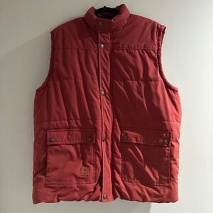 Cool Choice Mens Puffer Vest Red Sherpa Lined Quilted Outdoor Leisure‎ 2XL